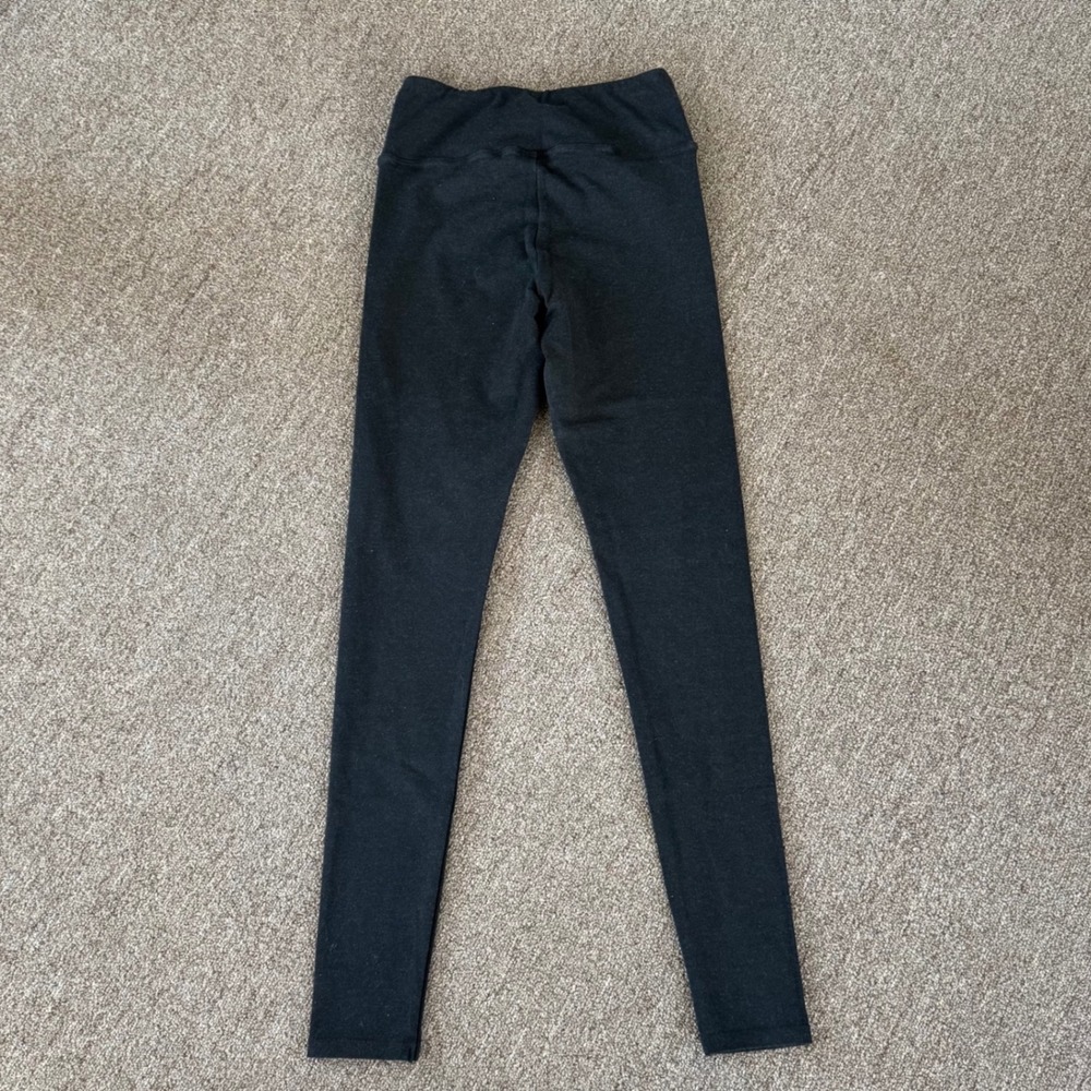 Skims Outdoor Basics Legging Onyx Black High Waisted Cotton Blend‎ Small NEW